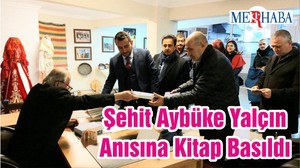Şehit Aybüke Yalçın Anısına Kitap Basıldı