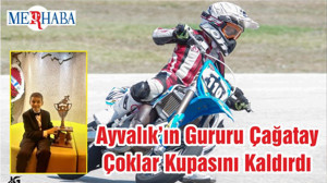 Ayvalık’ın Gururu Çağatay Çoklar Kupasını Kaldırdı