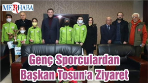 Genç Sporculardan Başkan Tosun'a Ziyaret