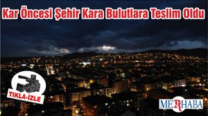 Kar Öncesi Şehir Kara Bulutlara Teslim Oldu