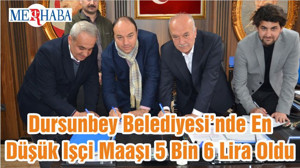 Dursunbey Belediyesi’nde En Düşük Işçi Maaşı 5 Bin 6 Lira Oldu