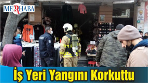 İş Yeri Yangını Korkuttu