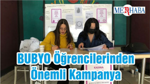 BUBYO Öğrencilerinden Önemli Kampanya