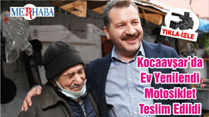 Kocaavşar’da Ev Yenilendi Motosiklet Teslim Edildi