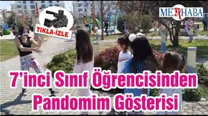7’inci Sınıf Öğrencisinden Pandomim Gösterisi