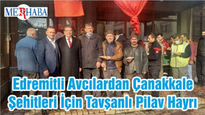 Edremitli Avcılardan Çanakkale Şehitleri İçin Tavşanlı Pilav Hayrı