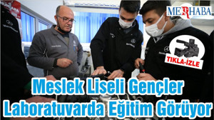 Meslek Liseli Gençler Laboratuvarda Eğitim Görüyor
