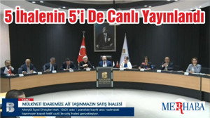 5 İhalenin 5’i De Canlı Yayınlandı