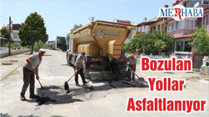 Bozulan Yollar Asfaltlanıyor