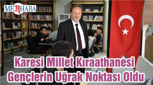 Karesi Millet Kıraathanesi Gençlerin Uğrak Noktası Oldu