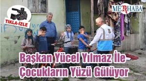 Başkan Yücel Yılmaz İle Çocukların Yüzü Gülüyor