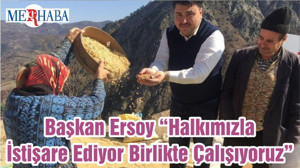 Başkan Ersoy “Halkımızla İstişare Ediyor Birlikte Çalışıyoruz”