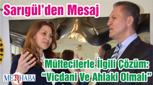 Sarıgül’den Mesaj Mültecilerle İlgili Çözüm: “Vicdani Ve Ahlaki Olmalı”