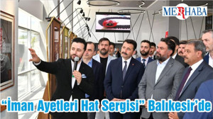 “İman Ayetleri Hat Sergisi” Balıkesir’de