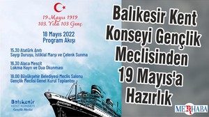 Balıkesir Kent Konseyi Gençlik Meclisinden 19 Mayıs'a Hazırlık