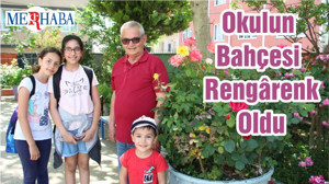 Okulun Bahçesi Rengârenk Oldu