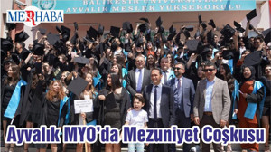 BAÜ Ayvalık MYO’da Mezuniyet Coşkusu