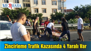 Zincirleme Trafik Kazasında 4 Yaralı Var