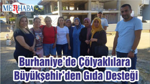 Burhaniye’ De Çölyaklılara Büyükşehir’den Gıda Desteği