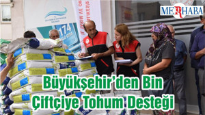 Büyükşehir’den Bin Çiftçiye Tohum Desteği