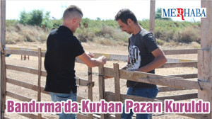 Bandırma'da Kurban Pazarı Kuruldu