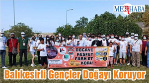 Balıkesirli Gençler Doğayı Koruyor
