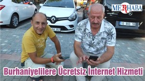 Burhaniyelilere Ücretsiz İnternet Hizmeti