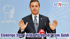 Elektriğe Son 1 Yılda Yüzde 567 Zam Geldi
