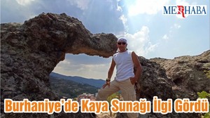 Burhaniye’de Kaya Sunağı İlgi Gördü