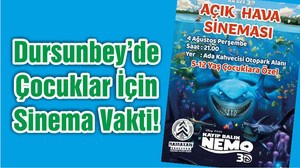 Dursunbey’de Çocuklar İçin Sinema Vakti!