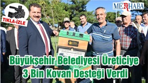 Büyükşehir Belediyesi Üreticiye 3 Bin Kovan Desteği Verdi