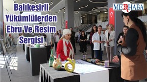 Balıkesirli Yükümlülerden Ebru Ve Resim Sergisi