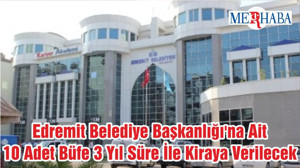 Edremit Belediye Başkanlığı'na Ait 10 Adet Büfe 3 Yıl Süre İle Kiraya Verilecek