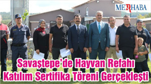 Savaştepe’de Hayvan Refahı Katılım Sertifika Töreni Gerçekleşti