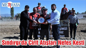 Sındırgı'da cirit Atışları Nefes Kesti