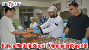 İtalyan Mutfağı Sürprizi Öğrencileri Şaşırttı!