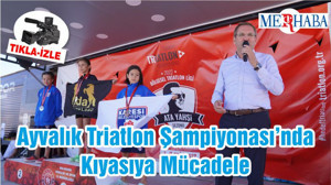 Ayvalık Triatlon Şampiyonası’nda Kıyasıya Mücadele