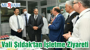Vali Şıldak'tan İşletme Ziyareti