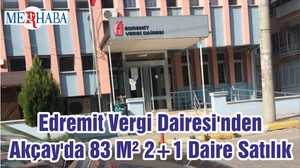 Edremit Vergi Dairesi'nden Akçay'da 83 M² 2+1 Daire Satılık