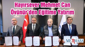 Hayırsever Mehmet Can Övünür’den Eğitime Yatırım