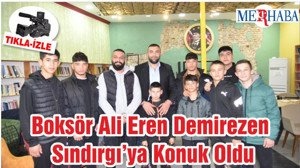 Boksör Ali Eren Demirezen Sındırgı’ya Konuk Oldu