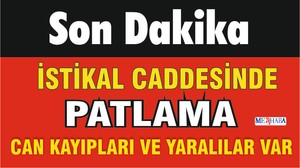 İstiklal Caddesinde Patlama