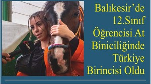 Balıkesir’den At Biniciliğinde Türkiye Birincisi