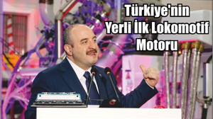 Yerli İlk Lokomotif Motor Tanıtıldı