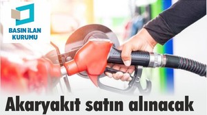 Akaryakıt satın alınacak