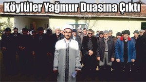 Köylüler Yağmur Duasına Çıktı