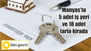 Manyas’ta 5 adet iş yeri ve 18 adet tarla kirada