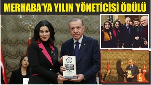 Balıkesir Gazete Merhaba Ödülünü Cumhurbaşkanı Erdoğan'dan Aldı