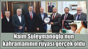 Naim Süleymanoğlu'nun kahramanının rüyası gerçek oldu
