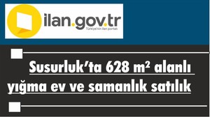 Susurluk’ta 628 m² alanlı yığma ev ve samanlık satılık